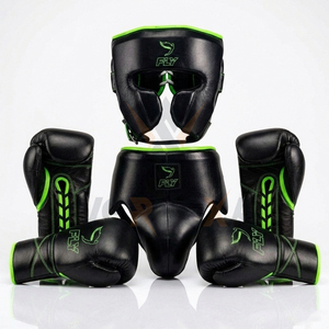 Conjunto de Boxeo Profesional Super X Ling para Sparring, Cuero Genuino, Calidad Premium, Logotipo Personalizado, Muay Thai - Product Image 1