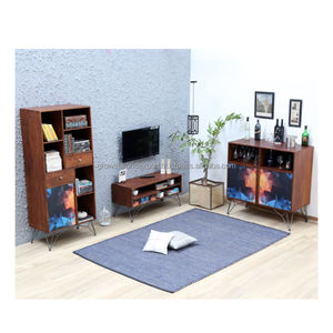 ตู้บาร์ไม้เนื้อแข็งทันสมัยพร้อมชั้นวางไวน์ |   ตู้เก็บของบาร์ในบ้านสุดหรู |   ชั้นวางเหล้าดีไซน์เนอร์และที่เก็บขวด - Product Image 5