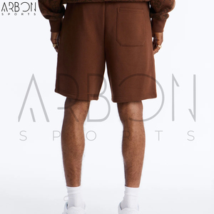 Shorts tricotés unisexe tendance 2026 en tissu éponge de coton doux, coupe ample, taille élastique, pour l'été, la détente, la gym et la course à pied - Product Image 2