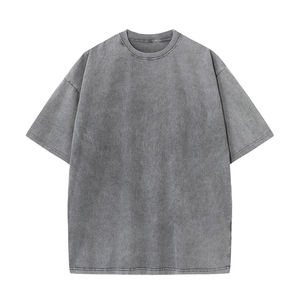 Camiseta de Punto para Hombre KIVOTECH, Lavada con Ácido, 100% Algodón, Ecológica, de Alta Calidad, en Oferta, Personalizable para Venta en Línea - Product Image 1