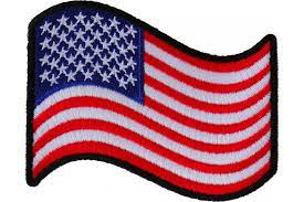 Patch thermocollant drapeau américain, brodé, rectangulaire, en tissu tissé, applique décorative pour vêtements - Product Image 3