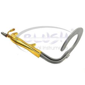 C Circular Breast Retractor Stainless Steel Manual Insulated Surgical Instrument with Fiber Optic Technology By <b>Blush</b> Surgical - Product Image 2