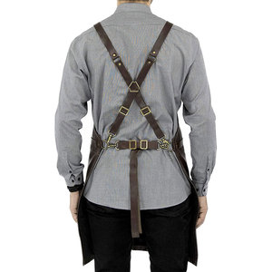 New Arrival Custom Logo Heavy Duty Leather Waist <b>Apron</b> for <b>Kitchen</b> Use Welding Work with Your Logo - Product Image 5