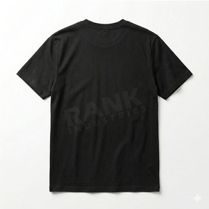 เสื้อยืดผ้าฝ้ายพิมพ์ลายทรงหลวมสำหรับผู้ชาย เสื้อผ้าฤดูร้อนน้ำหนักเบา รับพิมพ์ลายตามสั่ง - Product Image 2