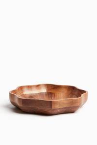 Bol de service en bois d'acacia fait main de qualité supérieure, Inde, vente chaude, durable, léger, compatible lave-vaisselle, pour repas gastronomiques, soupes et salades - Product Image 2