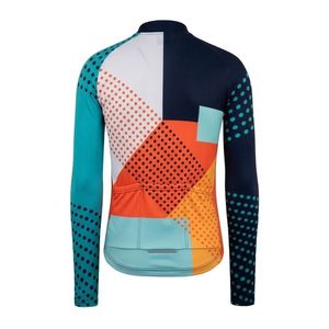 Maillot de cyclisme personnalisé en sublimation, fabriqué en usine, meilleur design, maillot de vélo de route à manches longues pour homme - Product Image 4