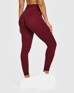 Leggings de sport pour femmes de haute qualité, sans couture, colorés, doux pour la peau, respirants, séchage rapide, pantalons de yoga - Product Image 2