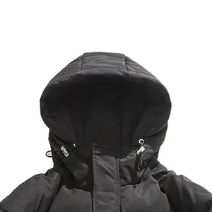 Hooded Puffer Jacket Premium Outdoor Hooded Coat <b>Warm</b> Quilted Winter Wear Manufacturer OEM Export Production - Product Image 3