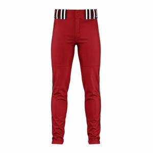 Pantalones de Uniforme de Béisbol de Diseño Personalizado para Hombre y Jóvenes, Transpirables, que Absorben la Humedad, con Rodilleras Acolchadas, Bajo MOQ, Proveedor - Product Image 2