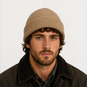 Winter Knit Beanie Hat <b>Plain</b> Ribbed Skull <b>Cap</b> for Sports Travel and Casual Wear - Product Image 4