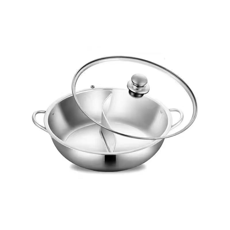 Stainless steel pot double compartment USD3.5/PCS