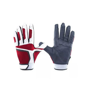 Hot Selling Custom Color Best Quality Softball Cabretta Leather Batting <b>Gloves</b> Breathable <b>Baseball</b> Batting <b>Gloves</b> Manufacturer - Product Image 1