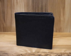 Portefeuille à deux volets en cuir de vache véritable avec pochette à monnaie au prix d'usine Portefeuilles de qualité supérieure les plus vendus - Product Image 1