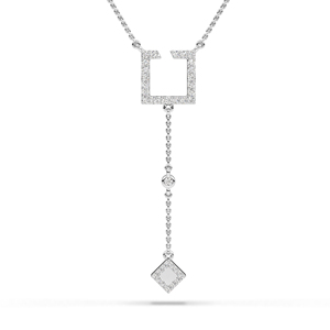 Collar de Lujo con Colgante de Diamante Cultivado en Laboratorio con Cadena en Oro de 10K, 14K, 18K, Platino y Plata, Joyería Fina para Mujer - Product Image 1