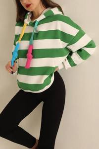 เสื้อฮู้ดแฟชั่นใหม่สำหรับผู้หญิง มีหลายสี เสื้อฮู้ดโอเวอร์ไซส์สำหรับผู้หญิง เสื้อฮู้ดใส่สบาย - Product Image 2