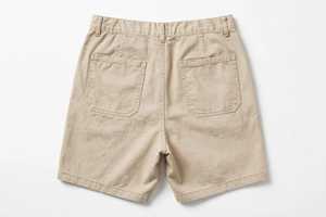 Pantalones Cortos Bermuda de Lona Caqui para Hombre, Casuales, Elásticos, de Cintura Media, con Estampado Tribal en Relieve, Bolsillos, Secado Rápido, 100% Poliéster, para Playa de Verano - Product Image 2