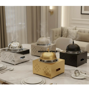 High Quality Metal Food <b>Warmer</b> Wedding And Event <b>Buffet</b> Casserole Customized Finished Designer Metal Food <b>Warmer</b> - Product Image 3