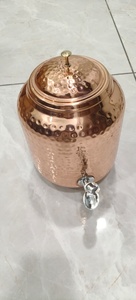 Carafe à eau en cuivre avec motif paon, artisanale, classique, écologique, grande capacité, pour la maison et la salle à manger - Product Image 2