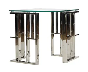 Mesa de Centro Metálica Moderna para Sala de Estar, Muebles Modernos, Juego de Mesa de Centro Metálica, Muebles Ahorradores de Espacio para Sala de Estar - Product Image 4