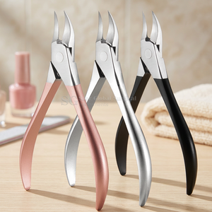 Coupe-ongles, ciseaux, pince à cuticules, outil de soin des doigts et des orteils en acier inoxydable pour manucure et pédicure, pince à ongles affûtée - Product Image 6