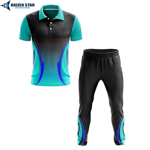 Green Red Gradient Sports Kit Short Sleeve cricket uniform With Matching <b>Pants</b> Quick Dry Regular Fit All Seasons Unisex - Product Image 4