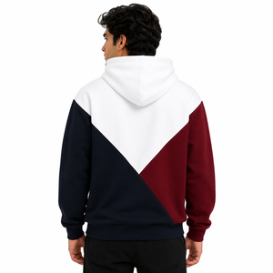 Sweat-shirts à capuche surdimensionnés pour hommes de qualité supérieure, en coton épais mélangé, pull chaud d'hiver, vêtements streetwear personnalisés, fabrication OEM - Product Image 3