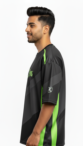 เสื้อยืดโอเวอร์ไซส์ลายพิมพ์สไตล์คนเมือง แฟชั่นสตรีทแวร์ลำลองสำหรับผู้ชาย - Product Image 5