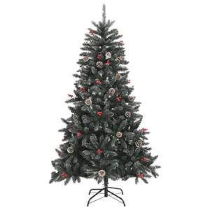 59,1 \ "Árbol de Navidad artificial de PVC verde con soporte Decoraciones festivas navideñas - Product Image 2