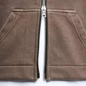 Sweat-shirts à capuche surdimensionnés personnalisés pour hommes et femmes, à fermeture éclair ou à capuche, en molleton de coton, streetwear, vêtements décontractés d'hiver - Product Image 5