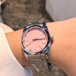 Relojes mecánicos para hombre C EW SK con esfera rosa, de alta calidad, 36 mm, automáticos, reloj de regalo para damas, 3230, reloj clásico de lujo para uso diario. - Product Image 4