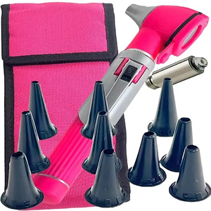 Ensemble d'otoscopes à fibres optiques de qualité supérieure - Système d'examen professionnel des oreilles haute définition avec éclairage LED - Product Image 6