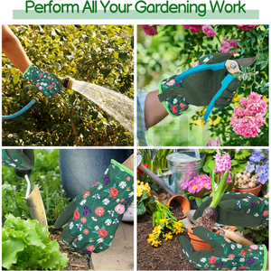 Guantes de Jardinería Florales para Mujer, Servicio OEM del Mejor Proveedor, Guantes de Trabajo de Jardín con Estampado Floral, Palma Suave, Dedos Completos, para Plantar al Aire Libre - Product Image 5