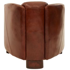 Sofá Chesterfield de Lujo en Cuero Genuino, Estilo Contemporáneo, Respaldo con Botones, Brazos Enrollados, Patas de Hierro, Convertible, con Esponja - Product Image 3