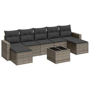 Garden <b>Sofa</b> <b>Set</b> Outdoor Rattan Sectional With Cushions Waterproof Contemporary Design For Patio Deck - Product Image 2