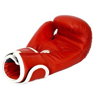 Guantes de Boxeo de Cuero Rojo con Logotipo Personalizado, Guantes Profesionales de Entrenamiento y Sparring de 8oz a 16oz para Boxeo, Muay Thai, MMA, Venta al Por Mayor - Product Image 6