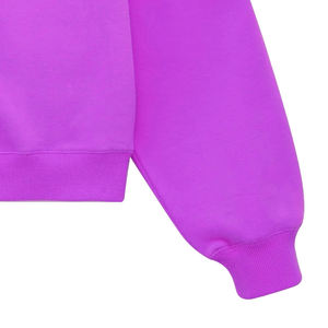 Sudadera de cuello alto para mujer al por mayor, jersey oversize de manga larga de algodón y forro polar para mujer - Product Image 5