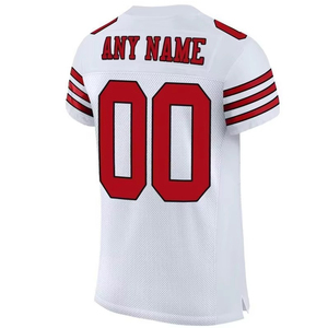 Maillot de football américain respirant pour homme, taille adulte, grande taille, manches courtes, 100 % polyester, antibactérien, séchage rapide - Product Image 4