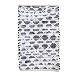 พรมปูพื้นรีไซเคิลพรมปูพื้นดีไซน์เนอร์พรมผ้าฝ้ายทอมือพรมอินเดียงานแฮนด์เมด - Product Image 3