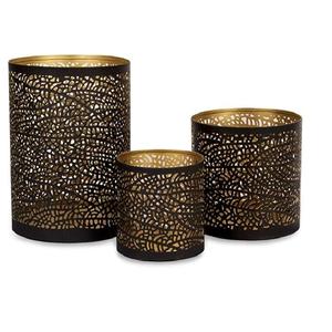Fabricant et exportateur de meubles pour la maison en métal perforé, avec une finition extérieure bronze mat et un intérieur doré, Nouveau look 2026 - Product Image 3