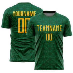Camiseta de Fútbol Sublimada Personalizada, 100% Poliéster, Transpirable, Ligera, de Secado Rápido, Cuello en V, Manga Corta, Unisex, Servicio OEM - Product Image 6