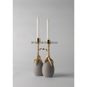 Abstract Pattern Arrival Silver Color Finishing Luxury Style Home Hotel Decor <b>Candle</b> <b>Stick</b> Holder Lightning Accessories Supplies - Product Image 2