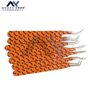 Pinzas de Acero Inoxidable para Pestañas de Marca Privada, con Recubrimiento de Papel, Diseño de Pestañas, Punta Puntiaguda, Extensión de Pestañas, Juego de Belleza de 7 Piezas - Product Image 4