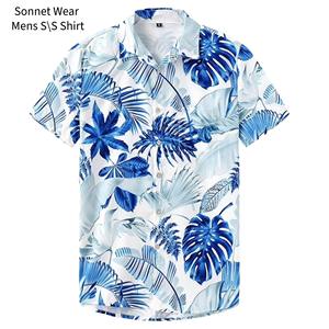 Chemise à manches courtes pour homme, vêtements décontractés de plage pour l'été - Product Image 2