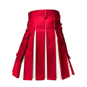 Auténtico kilt escocés para hombre, ropa hereditaria, diseño de tartán de lana, estilo artesanal, cintura ajustable para ceremonias y uso casual. - Product Image 4