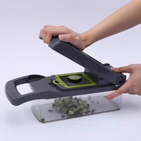 VC002 Multifunctionele handmatige groentesnijder & -hakker keuken shredder snijmachine voor aardappel & groentesnijder