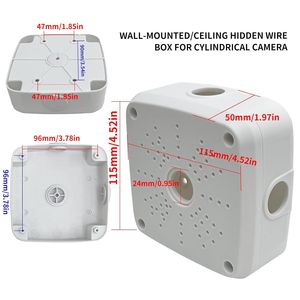 Scatola di Giunzione Universale in Plastica Impermeabile per Accessori di Sorveglianza - Contenitore Elettrico per Esterni/Interni - Product Image 2