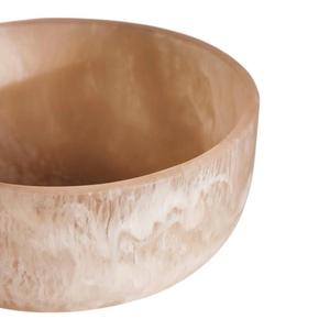 Resin Marble Effect Heat Resistant Lightweight Food-Safe Uncoated Polished Modern Design Imperial Crafted Home <b>Party</b> <b>Bowl</b> - Product Image 5