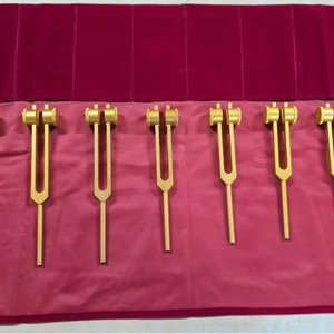 Mars International Solfeggio 9 Weighted (Golden) – Ensemble de diapasons professionnels. - Product Image 5