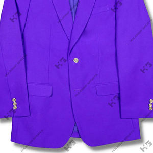 Blazer violet personnalisé Omega, blazer de sororité/fraternité Omega Phi avec écusson brodé, veste de sport en coton pour homme pour événement - Product Image 5
