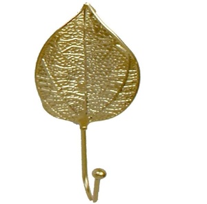 Ganchos Metálicos Multiusos de Dos Hojas de Calidad Superior con Acabado Dorado y Textura, Fabricante y Proveedor de la India - Product Image 2